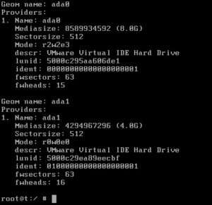 Добавляем новый жесткий диск в FreeBSD за 5 минут