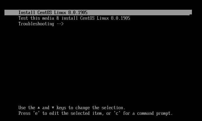 Начальная установка EFI на Centos 8