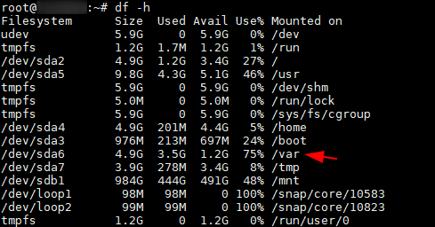 Как освободить место на диске Linux от удаленных файлов (deleted)