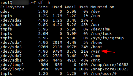 Освободить место на диске от удаленных файлов (deleted) на Linux