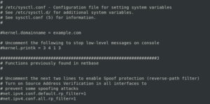 Переменные ядра Linux в sysctl