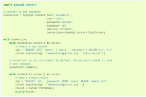 Получаем данные из MySQL таблицы на Python