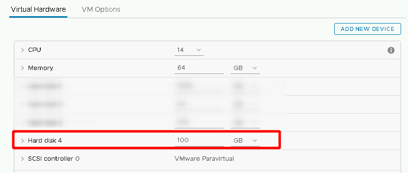Как расширить диск Linux на лету в VMware vSphere