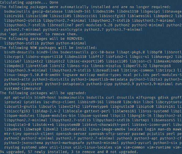 обновите Debian 10 до Debian 11 bullseye