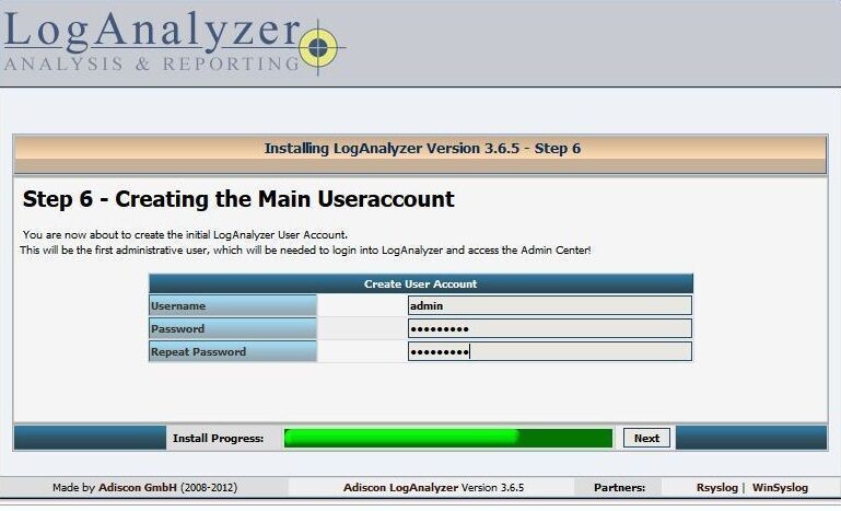 Как настроить Loganalyzer с Rsyslog и MySQL