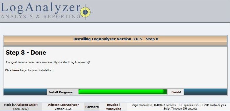 Как настроить Loganalyzer с Rsyslog и MySQL