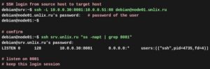 Проброс портов SSH в Debian 13