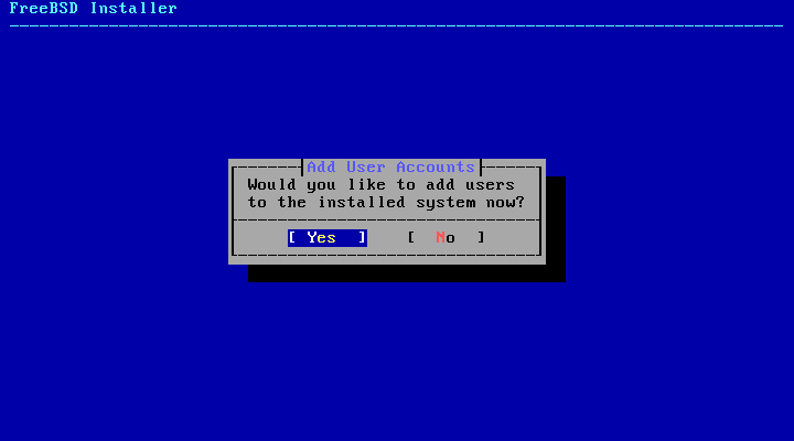 Add User Account FreeBSD Добавление пользователя FreeBSD