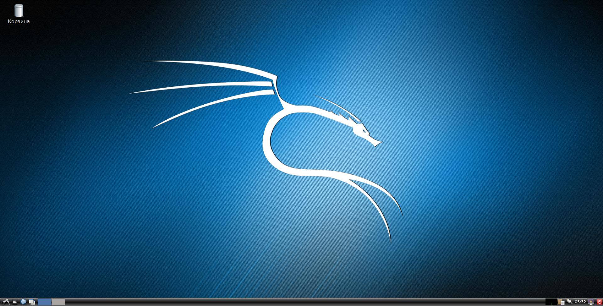 Интерфейс LXDE Рабочий стол LXDE в Kali Linux