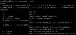 Трассировка маршрута по порту в Linux